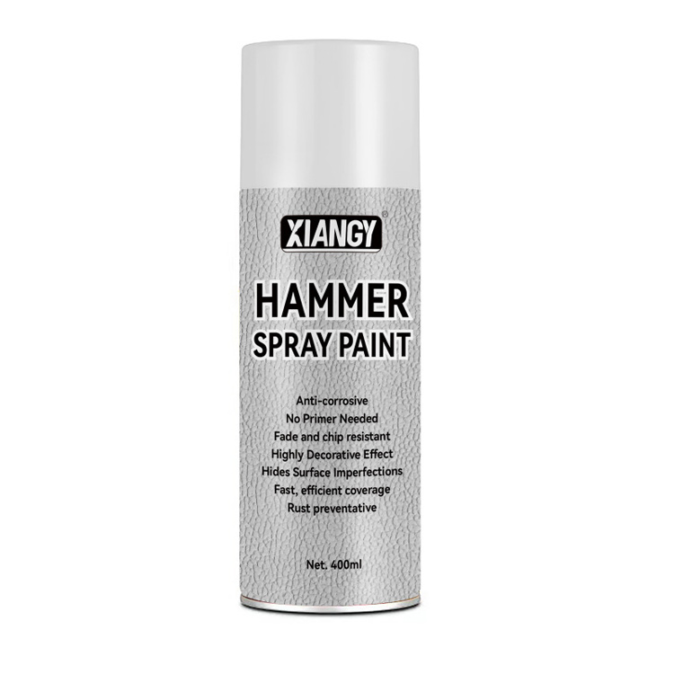 400ml Clear Texture Good Decoration Performance Aerosol Hammer Finish Spray Paint