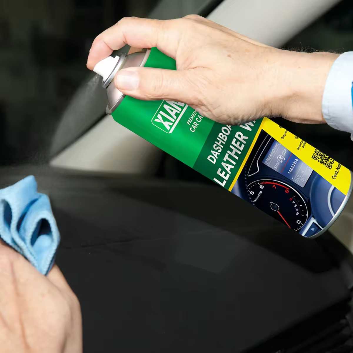 Dashboard Wax Polishing Cleaning Spray Car Leather Cleaning Dashboard Spray Polish for Car