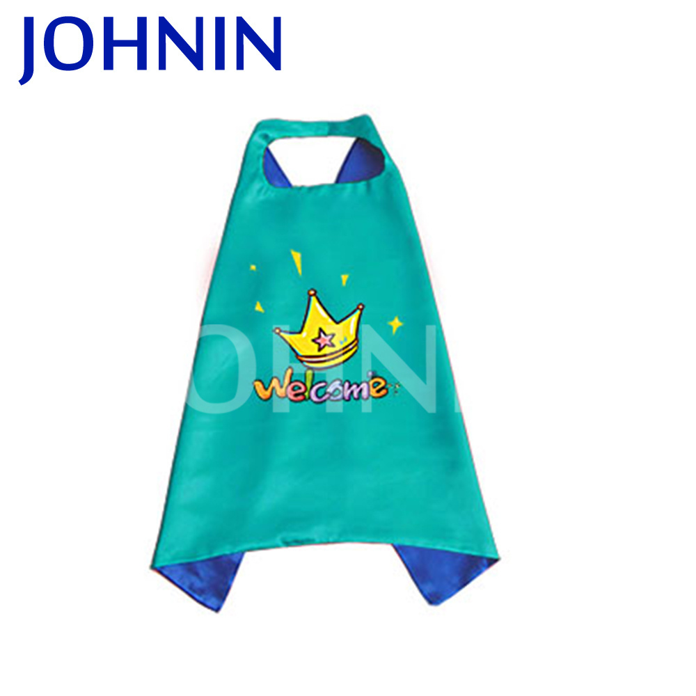 party Cartoon Dress Up Double Sided Superhero Cape And Mask