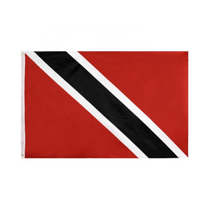 Ready to Ship 100% Polyester 3x5ft Stock House Banner Trinidad and Tobago Flag