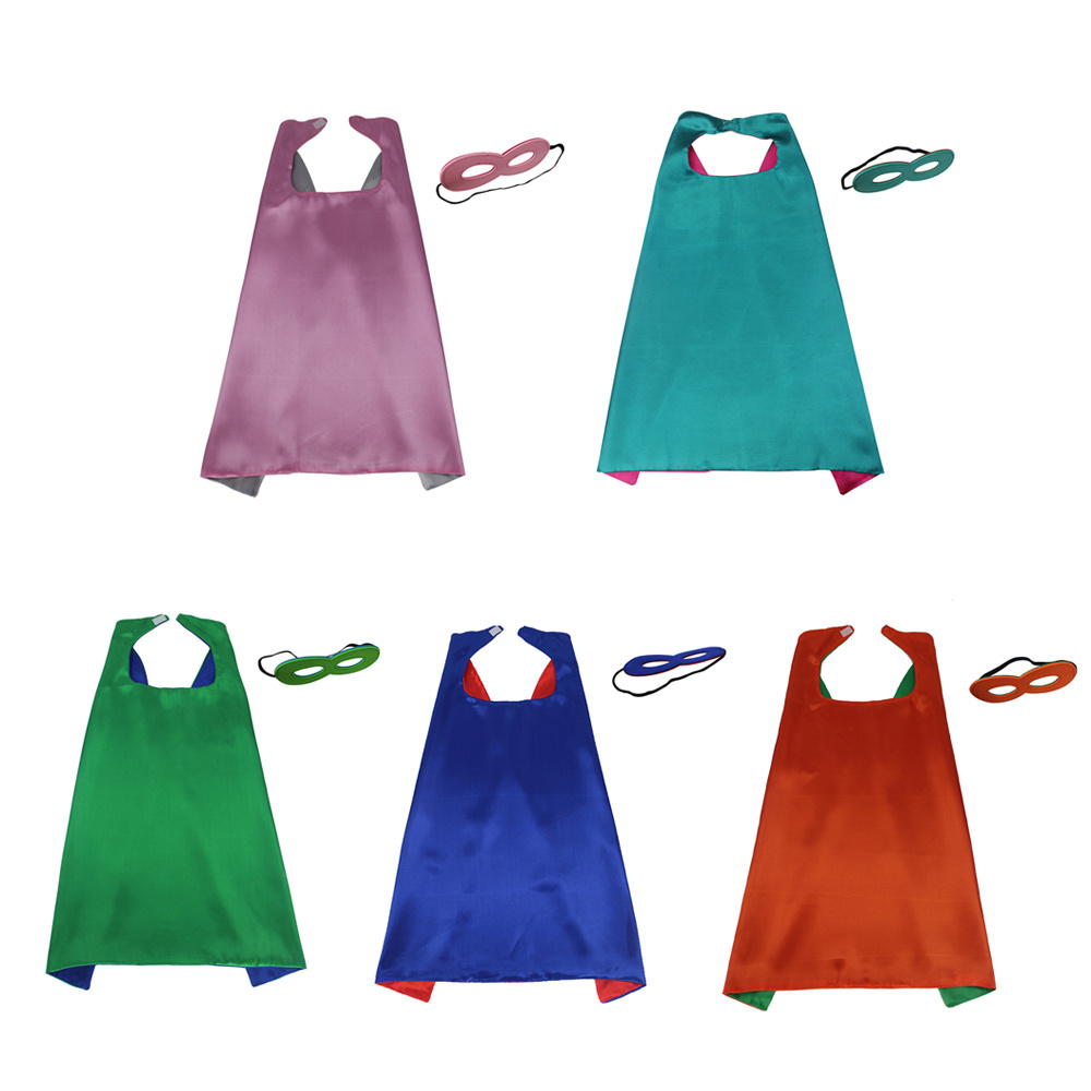 Factory Promotion Custom Made All Kinds Of Colorful Superhero Cape For Kids