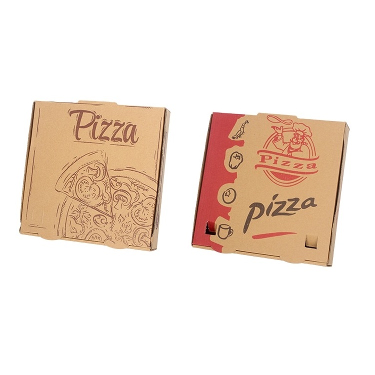 Pizza shipping box packaging carton cheap price 10 12 13 14 inch pizza packing delivery box supplier for pizza