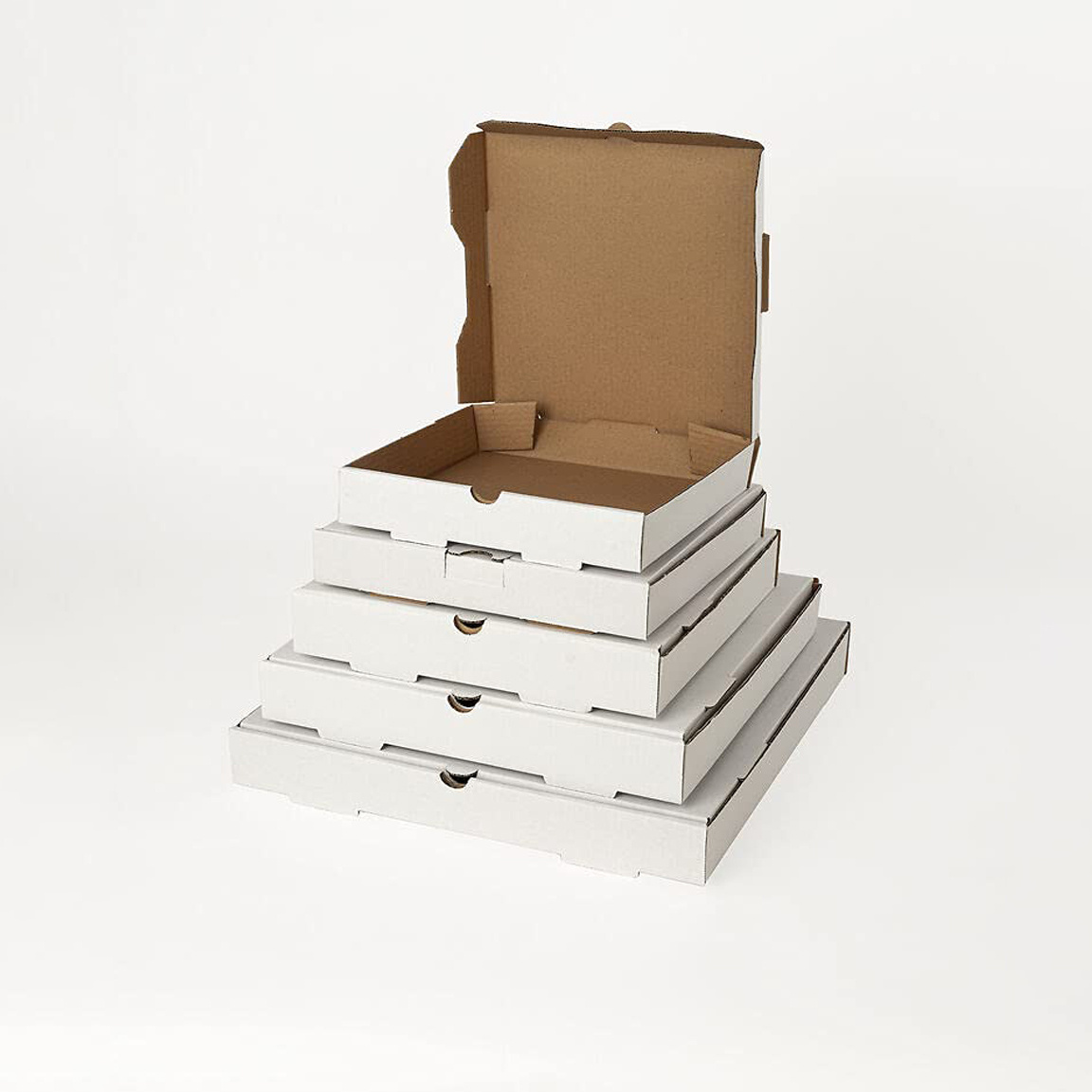 caja para pizza wholesale custom printed 16 9inch 40 x 40 33 29cm white delivery pizzakarton Pizza Box with logo