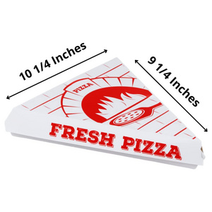 Wholesale low price small pizza box biodegradable triangle pizza slice box