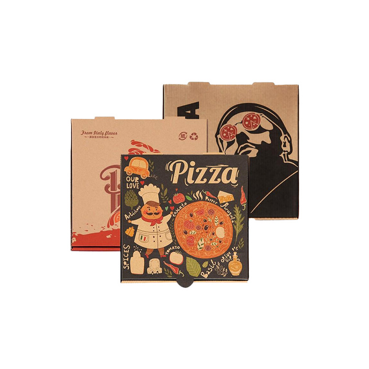 caja para pizza carton wholesale custom printed 16 12 inch 10 inch white custom pizzakarton Pizza Box with logo