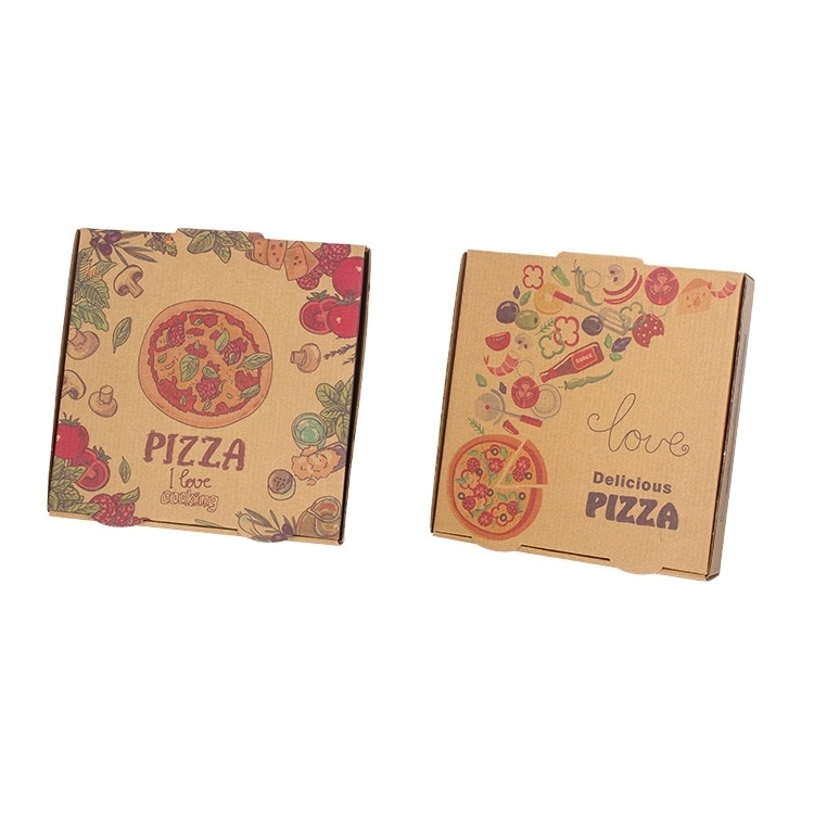 Pizza shipping box packaging carton cheap price 10 12 13 14 inch pizza packing delivery box supplier for pizza