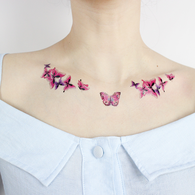 The Newest Butterfly Body Tatoo Sticker Personalized Custom Waterproof Temporary 3D Tattoo Stickers