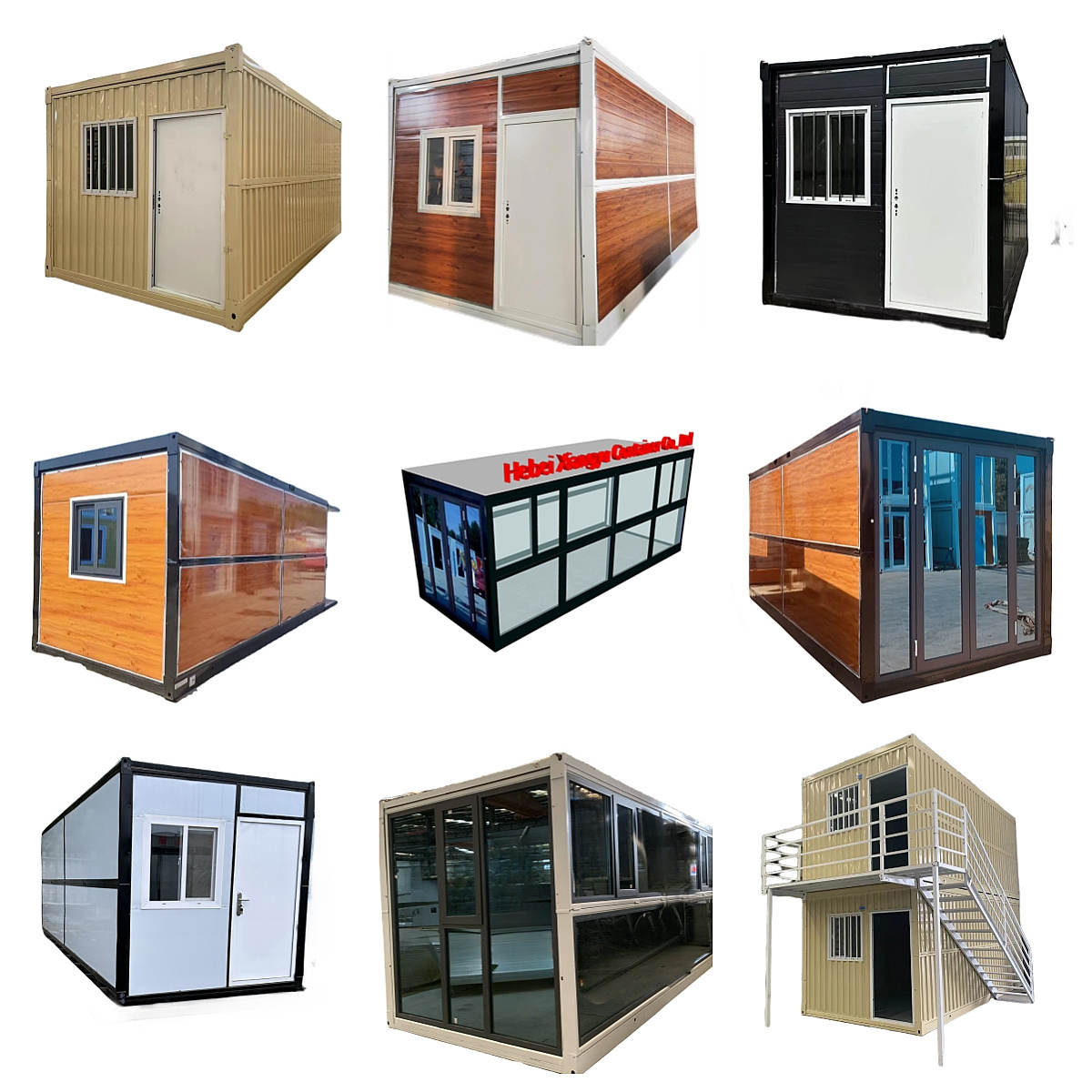 Wholesale Standard Container Prefabricated Folding House Mobile Office Building  Proof Portable Foldable Home