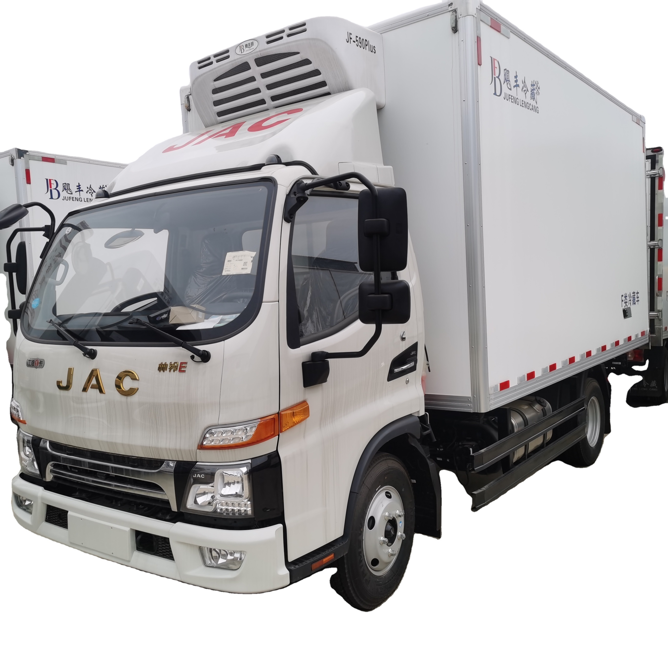 Jac New or Used Automatic 4x2 6-Wheel Small Refrigerator Truck Freezer Truck Refrigerated Container Truck for Sale