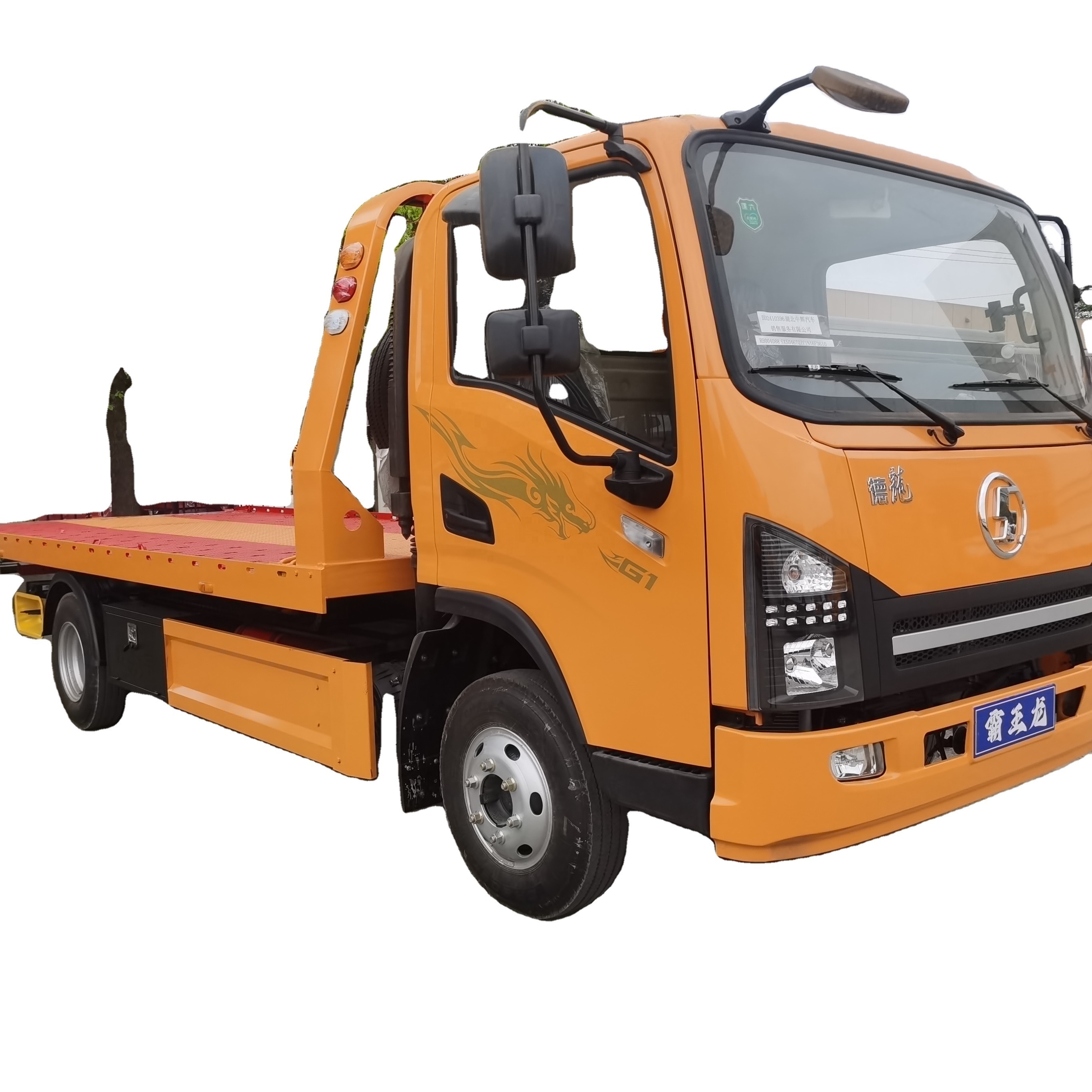 4Ton Flatbed Tow Truck Wrecker Bed Tow Truck for Sale for Towing