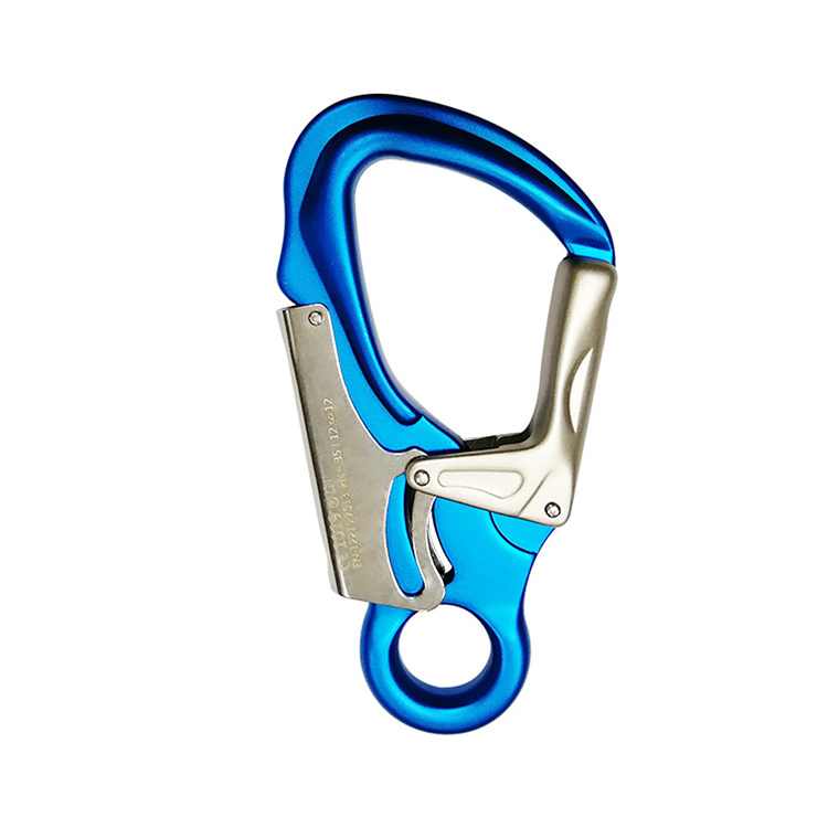 Blue Aluminum Alloy Small Eye Climbing Carabiner Hook