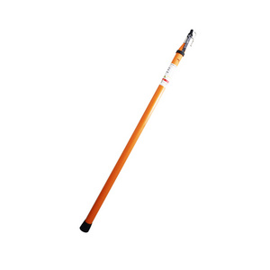 IR-235 High Voltage Fiberglass 5M 10M Insulated Operation Telescopic Triangle Hot Stick Rod