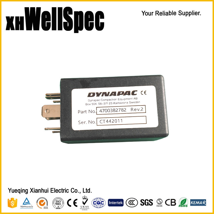 relay module motorcycle starter relay Dynapac CC522 524 624 4700382782 Rev.2 VBS road roller relay