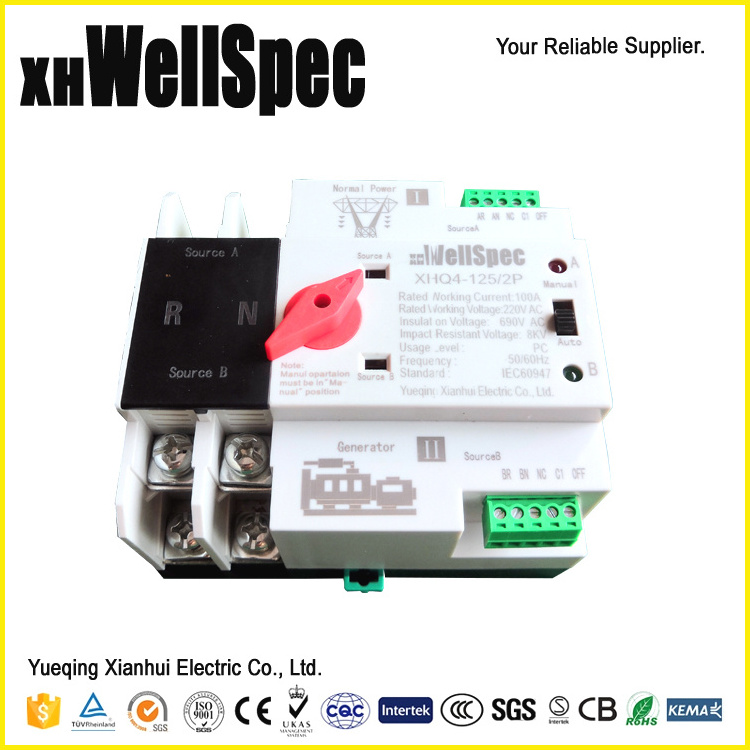 electric change over switch 200 amp transfer switch