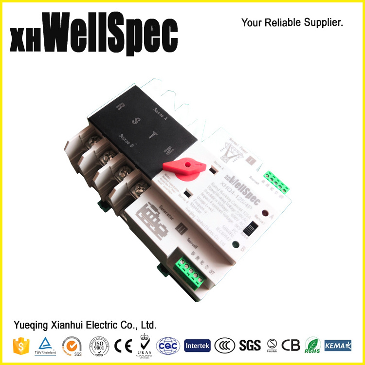 automatic change over switch 3 phase change over switch 60 amp