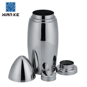 300 500ml 700ml stainless steel bullet cocktail shaker