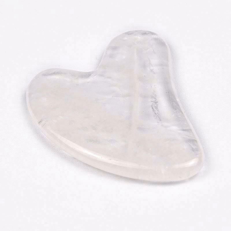 High Quality Skincare Facial Massage Transparency Crystal Ice Gua Sha Tool For Face