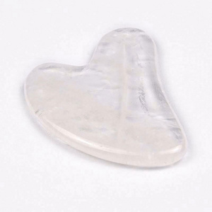 High Quality Skincare Facial Massage Transparency Crystal Ice Gua Sha Tool For Face