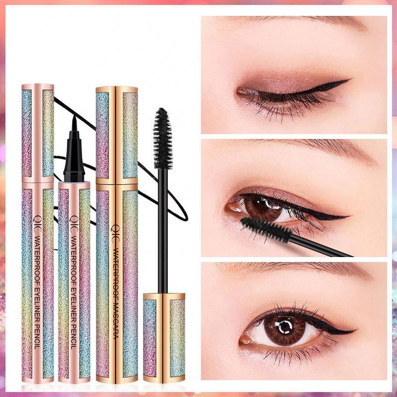 The latest QIC Star Mascara Set eyeliner is waterproof and does not stain