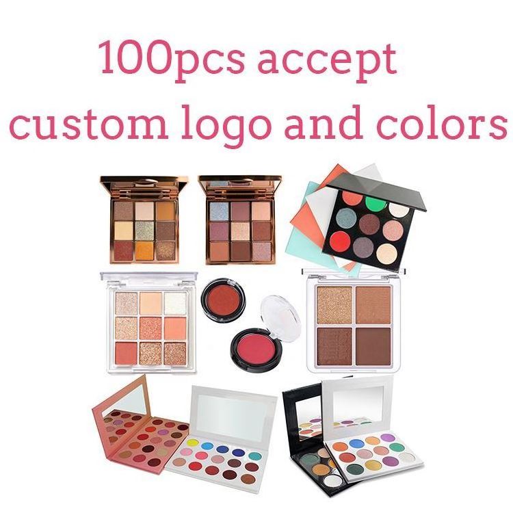 100% vegan cruelty free Custom private label eye shadow palette makeup cosmetics matte glitter bulk eyeshadow palettes