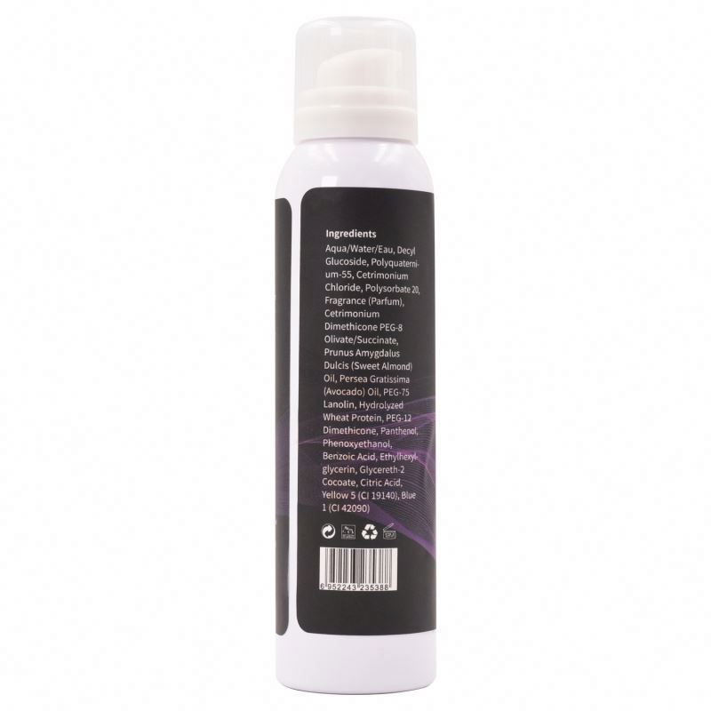 Custom Alcohol free firming hold styling foam and wax bulk wholesale coconut finishing for extreme hair mousse