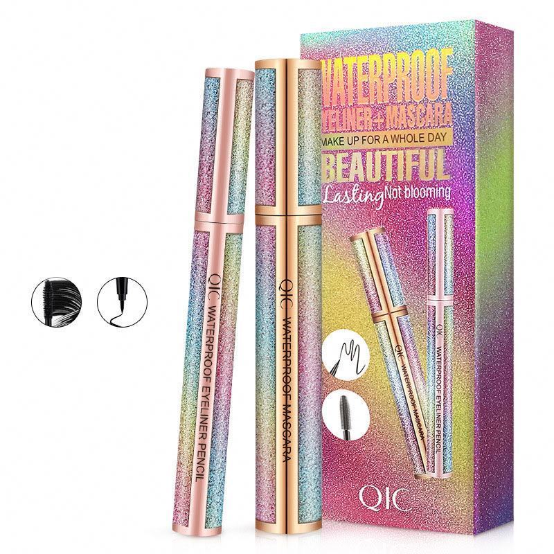 The latest QIC Star Mascara Set eyeliner is waterproof and does not stain