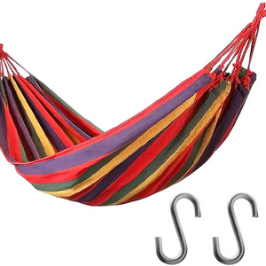 Outdoor Portable Parachute Hammock Beach Canvas Folding Hammock with Tree Straps