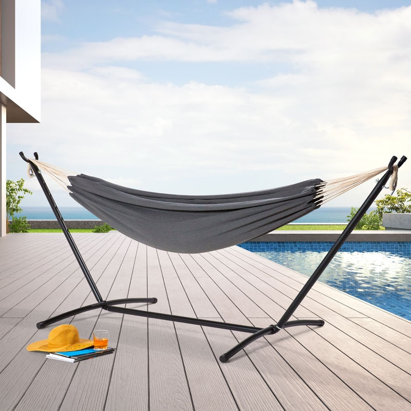 Hot sale camping Swinging hammock with stand