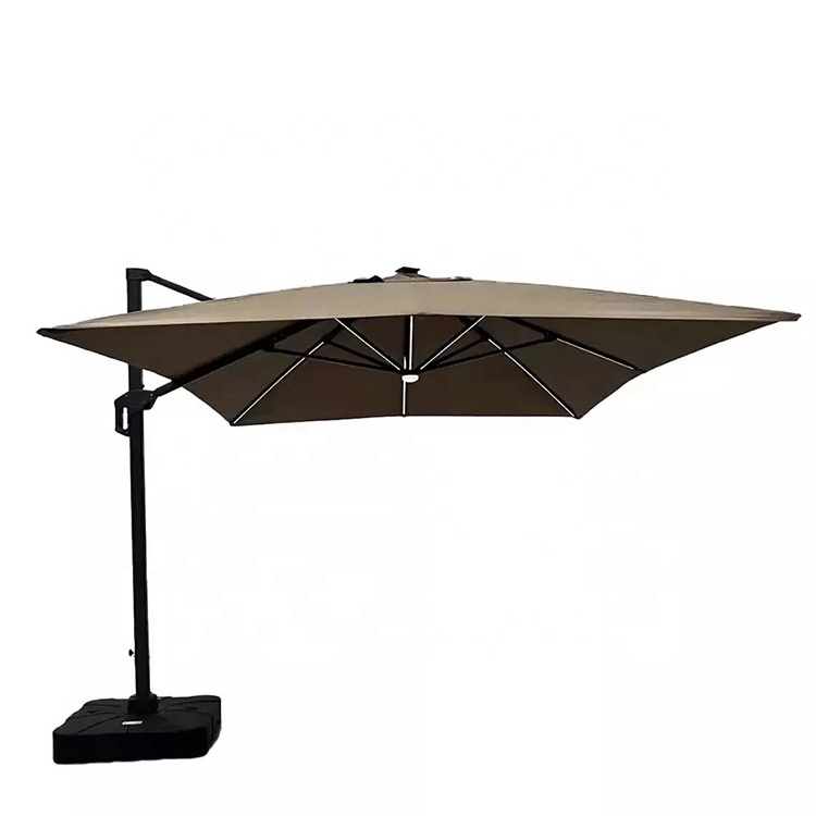 Outdoor Restaurant Offset outdoor umbrellas big size garden patio umbrellas bases