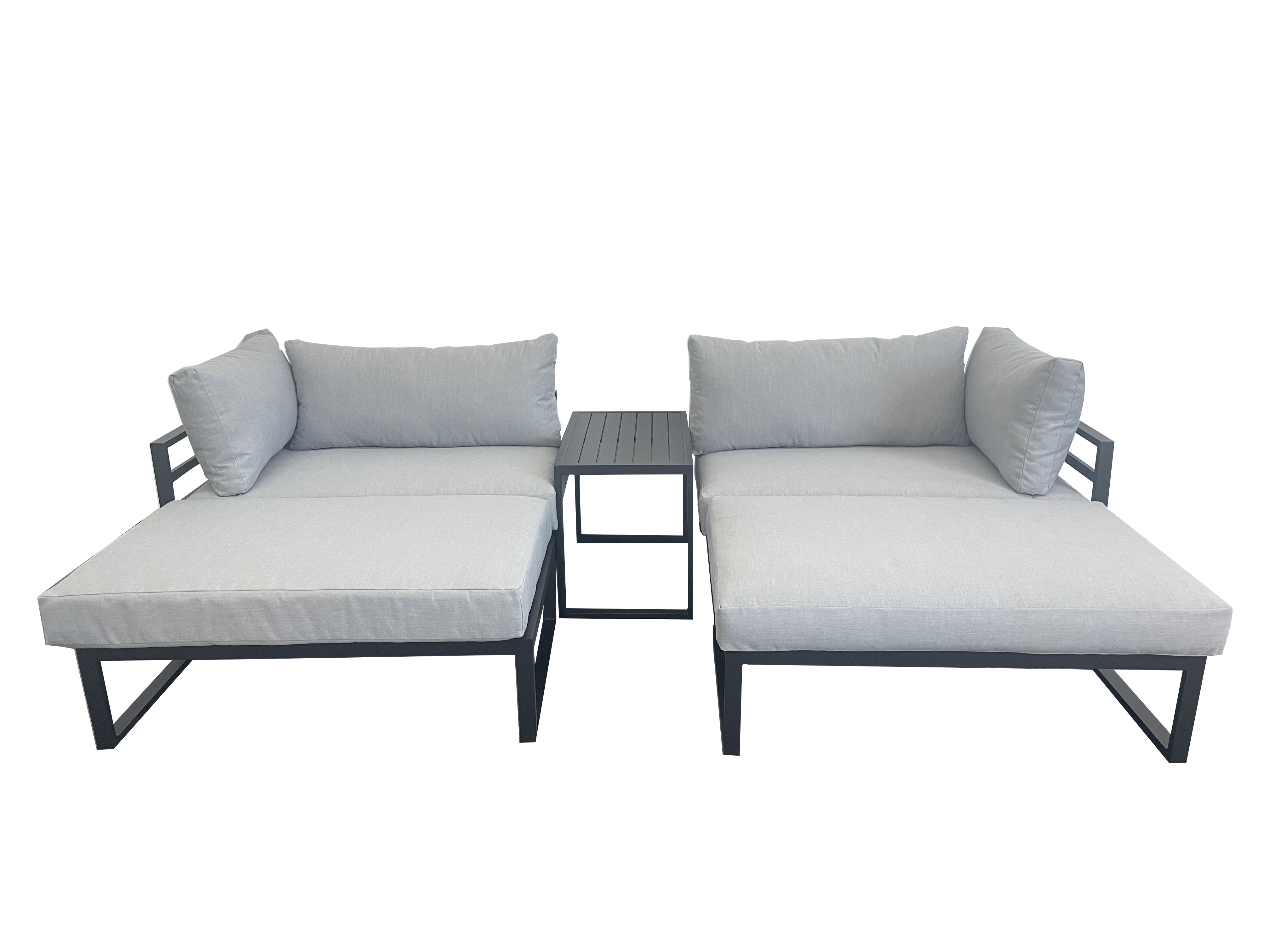 Wholesale outdoor sofa set garden furniture 2 - Person Seating outdoor furniture sofa set with cushions