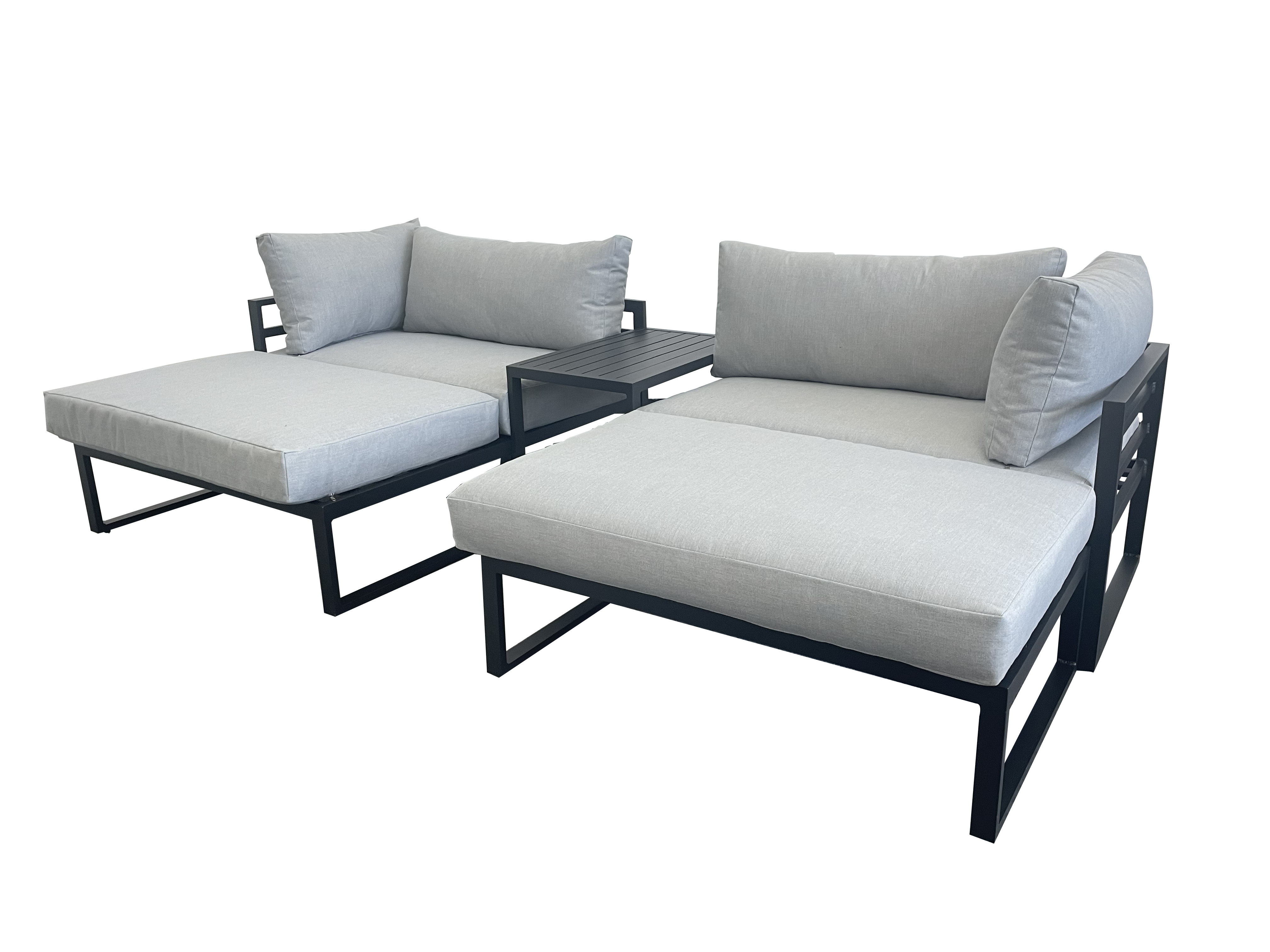 Wholesale outdoor sofa set garden furniture 2 - Person Seating outdoor furniture sofa set with cushions