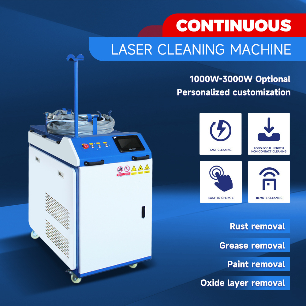 Raycus IPG MAX Laser Cleaning Machine Portable/Handheld Laser Rust Remover/Pipeline Laser Welder