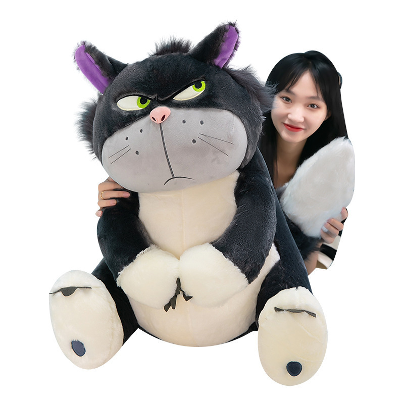 Custom Lucifer Monster Cat Children's Birthday Dolls Pillow Stuffed Animal Toys Plush Doll