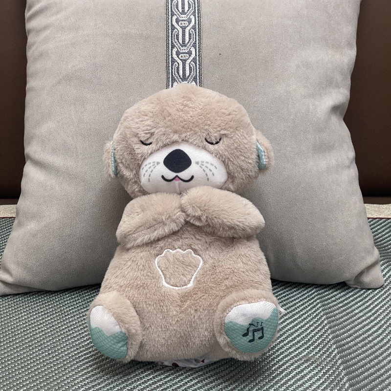 cpc new wholesale toys  Breathing and glowing otter pillow  A must-have for novice mothers to soothe sleeping otters