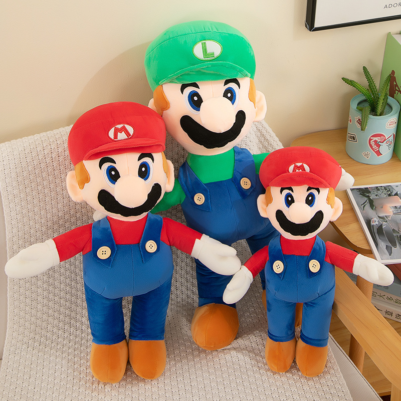 yanxiannv 2023 New Super Bros Plush Toy Mario Doll Toy Mario Brothers stuffed toys pillow