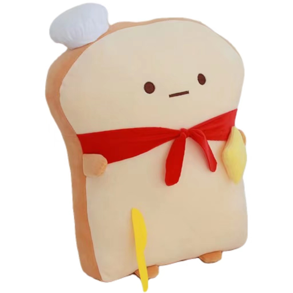 yanxinanv high-quality Funny Toast Sliced Bread Pillow Pillow with kid student gift Toast plush toy food