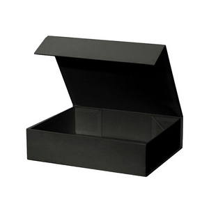 wholesale boxes 11x8 in gift box matches magnets rigid black gift box packaging cardboard foldable