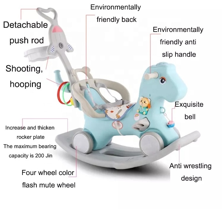 new three-usage kids' ride-on-car, children rocking horse Children's toy car