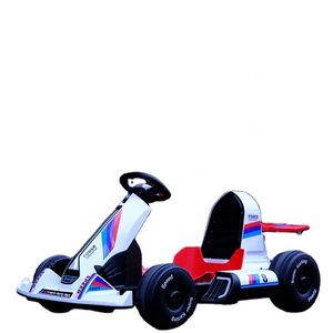 Hot-selling Child Electric Go Kart Red White Yellow Color Plastic with Music Led Light USB Power Battery baby car karts