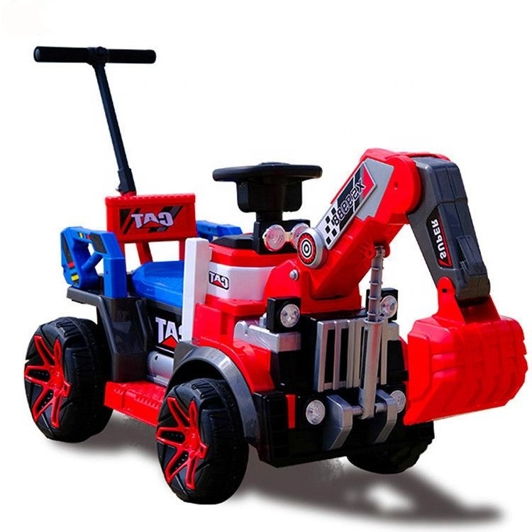 power wheel 12v kids ride on car remote control electric kids car excavatorto drivetoy car