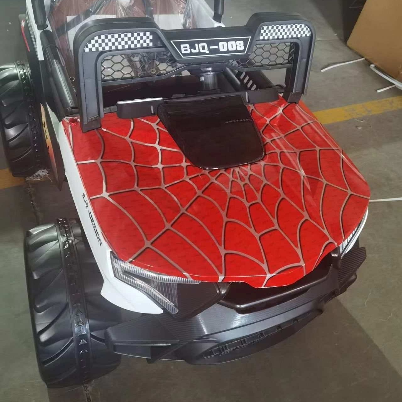 New Spider man 12V7A  battery 2 Seats Electric Car Kids Children Baby Toy Car Ride On Car For Kids To Drive remote control