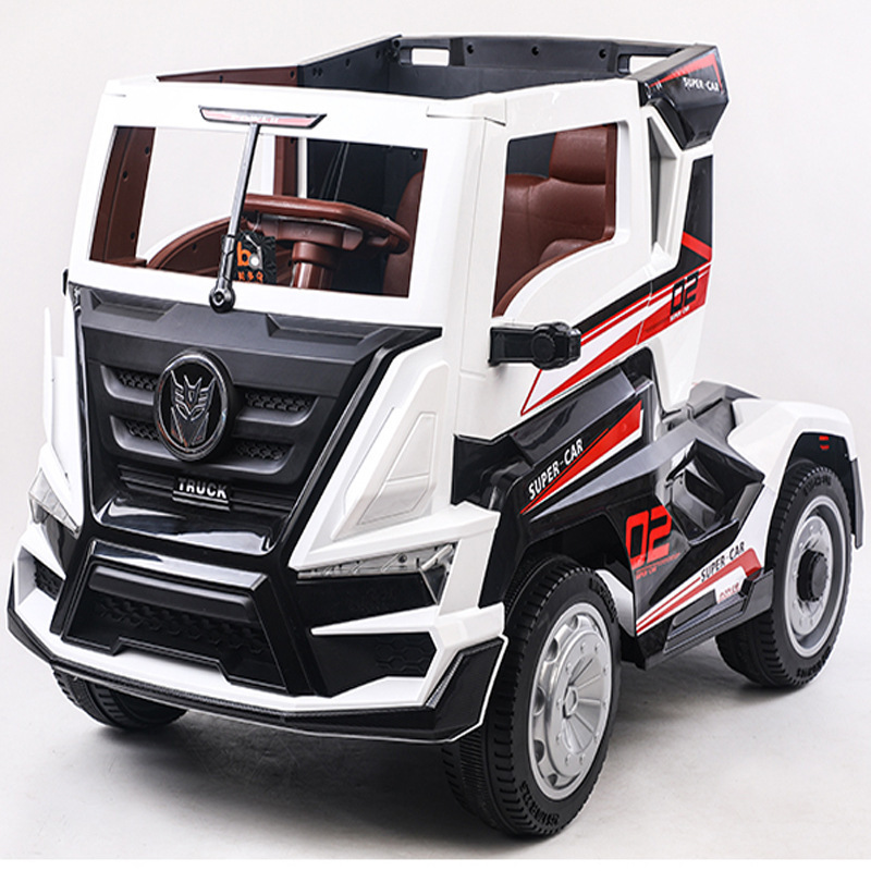 Kids ride on truck 12V Children electric truck Remote control ride on car Headstock for baby