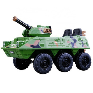 New design 12V battery powered kids electric tank car remote control children ride on car army tank for sale