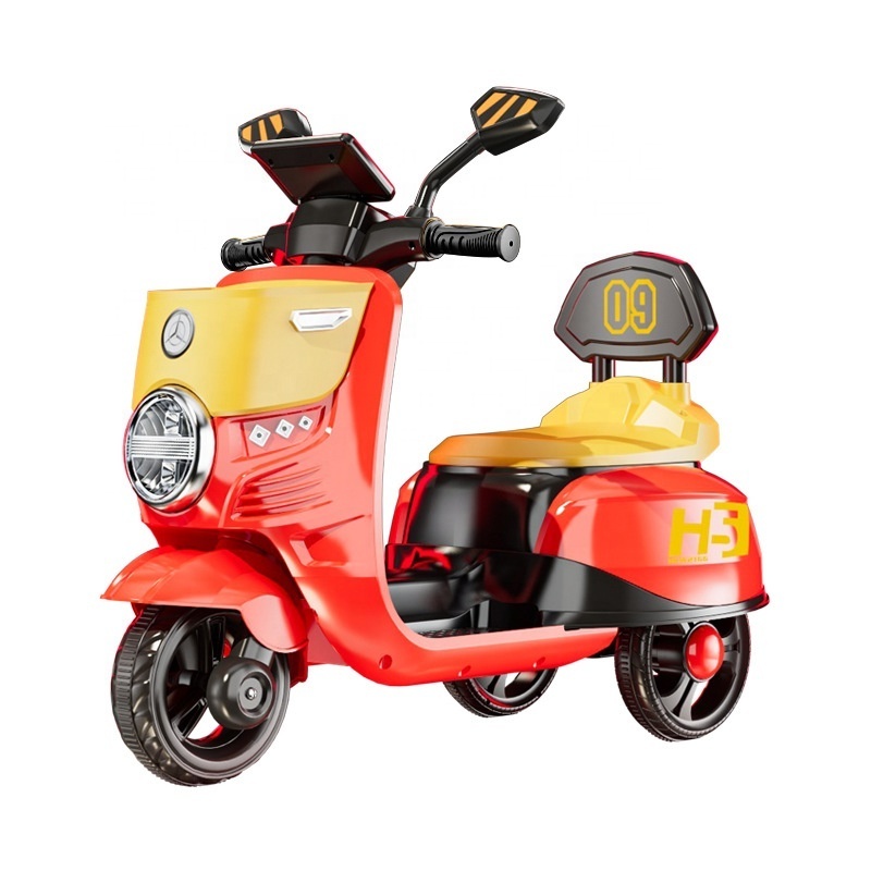 Children's electric motorcycle can sit on adult boys and girls tricycle double rechargeable large Remote control mini toy car