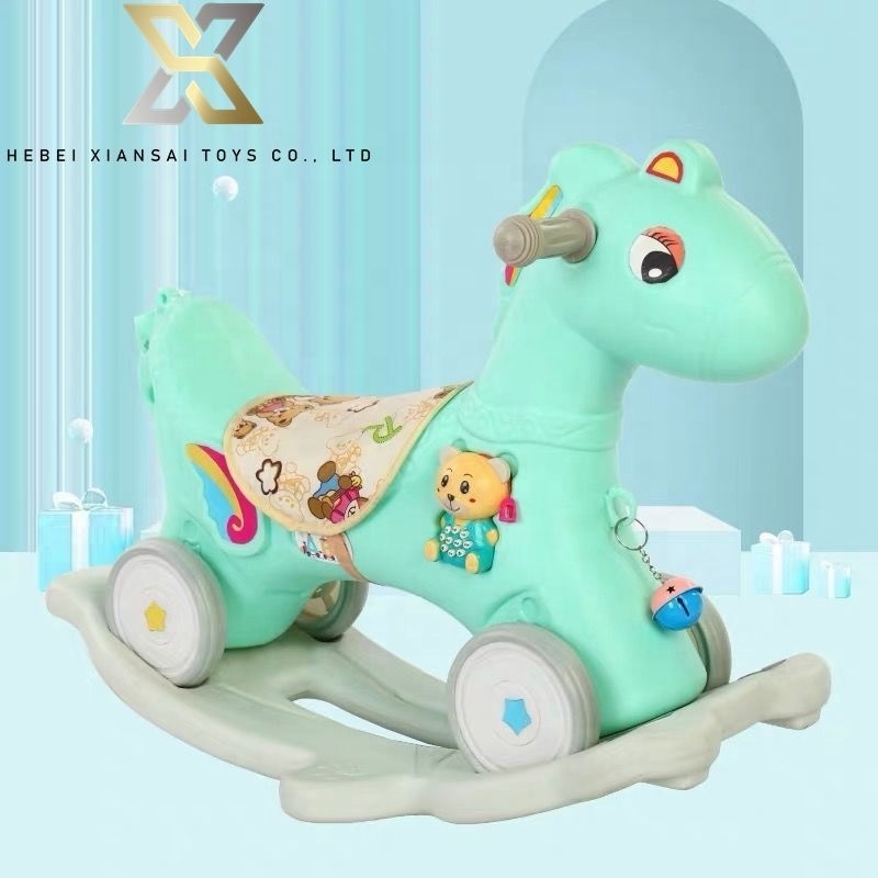 New fashion 2022 kids swing car slide car ride on toy with cool music and light horse duck dog elephant baby ride on car cheap