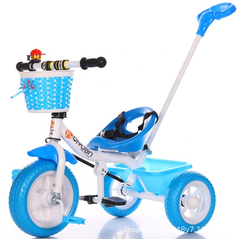 Hot-selling children tricycle with pedal three wheels baby car 3 in 1 kids tricycles factory wholesale price baby car handlebar