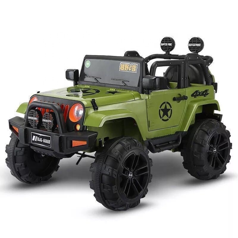 2023 New Style 6V4A  battery 2 Seats 4x4 to drive Electric Car Kids Off Road Children Baby Toy Ride On Car for boy and girl