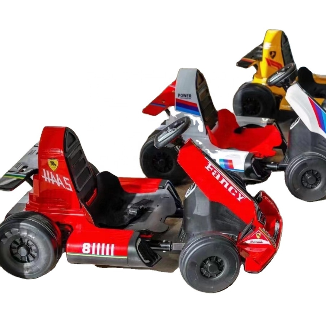 Good quality 200cc racing kids professional design 2-13 years cheap ride on toy rechargeable baby go kart cars