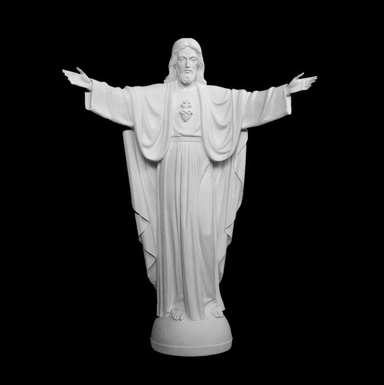 Customizable Life Size Jesus Marble Stone Religious Catholic Jesus Statue