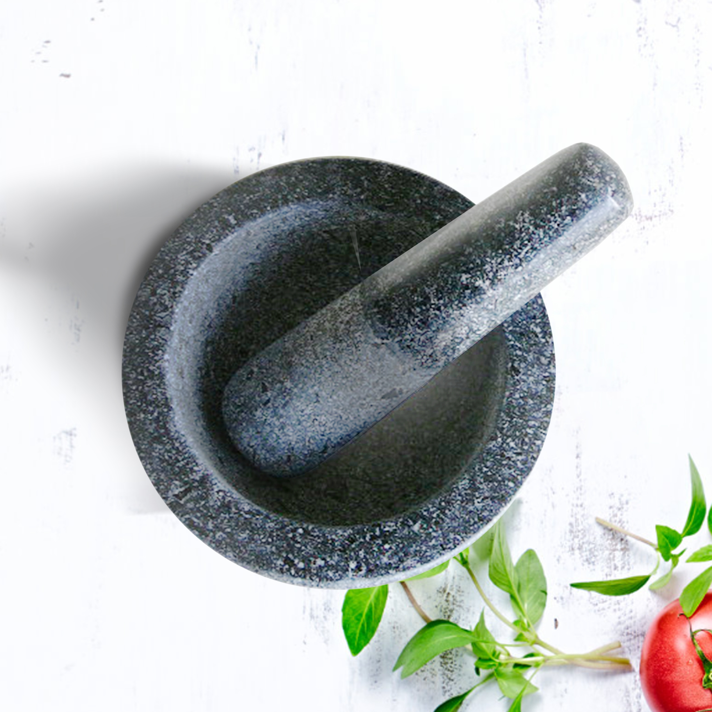 High Quality Wholesale Custom White natural Stone Marble Mortar and Pestle Set